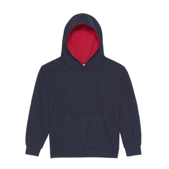 awjh003j - Hanorac cu gluga - copii - VARSITY HOODIE [New French Navy/Fire Red]
