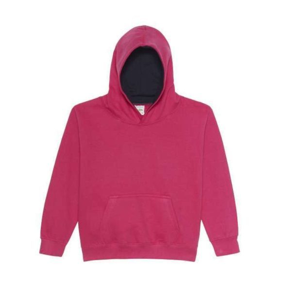 awjh003j - Hanorac cu gluga - copii - VARSITY HOODIE [Hot Pink/French Navy]