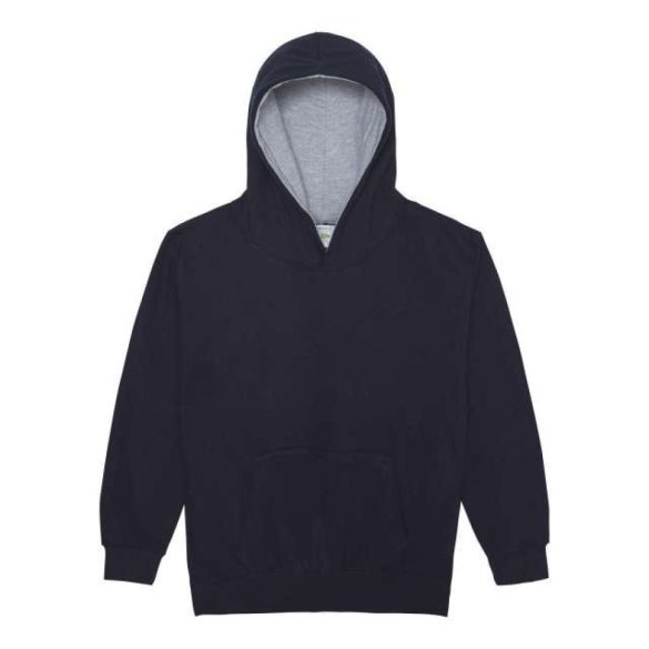 awjh003j - Hanorac cu gluga - copii - VARSITY HOODIE [New French Navy/Heather Grey]
