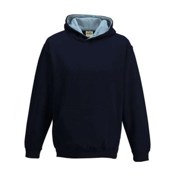 awjh003j - Hanorac cu gluga - copii - VARSITY HOODIE [New French Navy/Sky Blue]