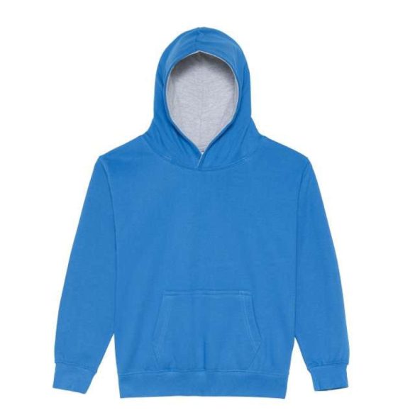 awjh003j - Hanorac cu gluga - copii - VARSITY HOODIE [Sapphire Blue/Heather Grey]