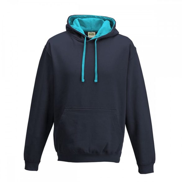 AWJH003-Hanorac-cu-gluga-unisex-VARSITY-HOODIE-Oxford-Navy/Hawaiian-Blue