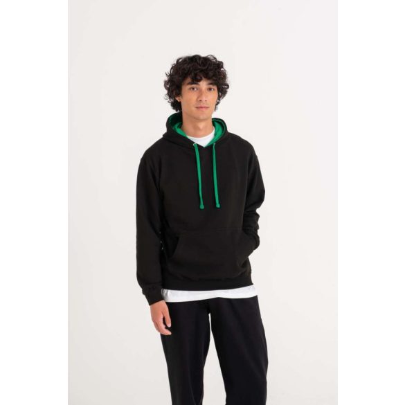 AWJH003 - Hanorac cu gluga - unisex - VARSITY HOODIE [Oxford Navy/Sun Yellow]