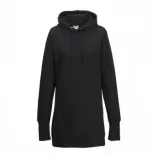 AWJH005-Hanorac-cu-gluga-dama-GIRLIE-LONGLINE-HOODIE-Jet-Black