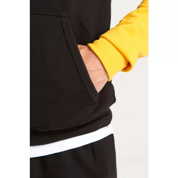 AWJH009 - Hanorac cu gluga - unisex - BASEBALL HOODIE [Jet Black/Gold]