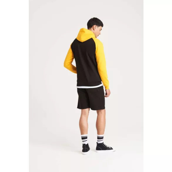 AWJH009 - Hanorac cu gluga - unisex - BASEBALL HOODIE [Jet Black/Gold]