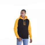 AWJH009-Hanorac-cu-gluga-unisex-BASEBALL-HOODIE-Oxford-Navy/Heather-Grey