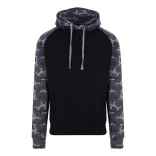 AWJH009 - Hanorac cu gluga - unisex - BASEBALL HOODIE [Solid Black/Black Camo]