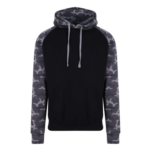 AWJH009 - Hanorac cu gluga - unisex - BASEBALL HOODIE [Solid Black/Black Camo]