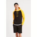 AWJH009 - Hanorac cu gluga - unisex - BASEBALL HOODIE [Solid Black/Black Camo]