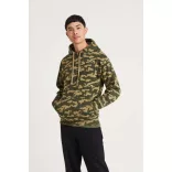 AWJH014 - Hanorac cu gluga - unisex - CAMOUFLAGE HOODIE [Black Camo]