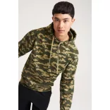 AWJH014 - Hanorac cu gluga - unisex - CAMOUFLAGE HOODIE [Black Camo]