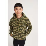 AWJH014 - Hanorac cu gluga - unisex - CAMOUFLAGE HOODIE [Black Camo]