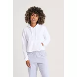 AWJH016 - Hanorac cu gluga - de dama - GIRLIE CROPPED HOODIE [Arctic White]