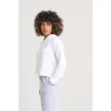 AWJH016 - Hanorac cu gluga - de dama - GIRLIE CROPPED HOODIE [Dusty Pink]