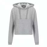 AWJH016-Hanorac-cu-gluga-de-dama-GIRLIE-CROPPED-HOODIE-Heather-Grey