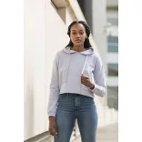 AWJH016-Hanorac-cu-gluga-de-dama-GIRLIE-CROPPED-HOODIE-Heather-Grey