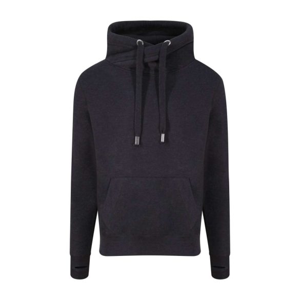AWJH021-Hanorac-cu-gluga-unisex-CROSS-NECK-HOODIE-Black-Smoke