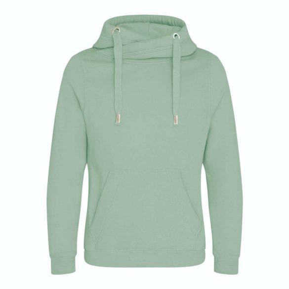 AWJH021-Hanorac-cu-gluga-unisex-CROSS-NECK-HOODIE-Dusty-Green