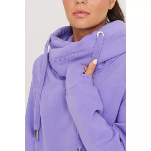 AWJH021 - Hanorac cu gluga - unisex - CROSS NECK HOODIE [Digital Lavander]