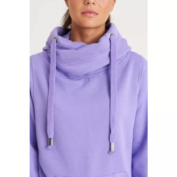 AWJH021 - Hanorac cu gluga - unisex - CROSS NECK HOODIE [Digital Lavander]