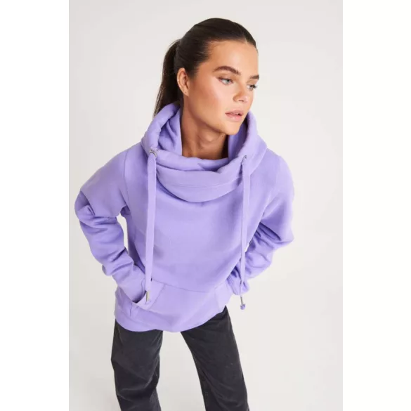 AWJH021 - Hanorac cu gluga - unisex - CROSS NECK HOODIE [Digital Lavander]