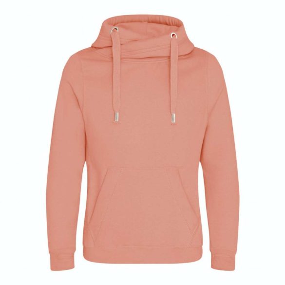 AWJH021-Hanorac-cu-gluga-unisex-CROSS-NECK-HOODIE-Dusty-Pink