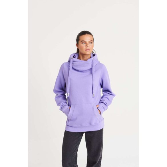 AWJH021-Hanorac-cu-gluga-unisex-CROSS-NECK-HOODIE-Dusty-Pink