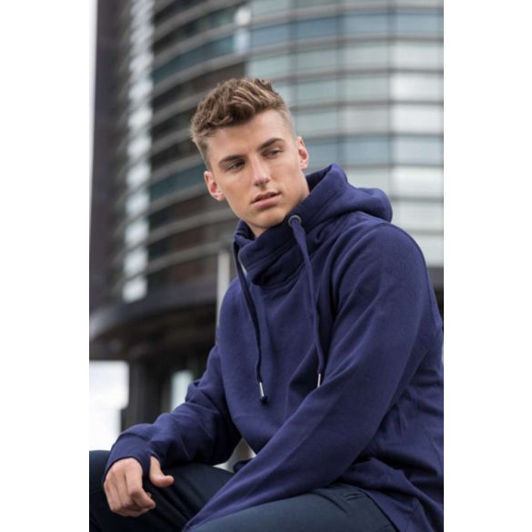 AWJH021-Hanorac-cu-gluga-unisex-CROSS-NECK-HOODIE-Oxford-Navy