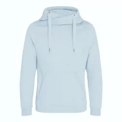 AWJH021-Hanorac-cu-gluga-unisex-CROSS-NECK-HOODIE-Sky-Blue