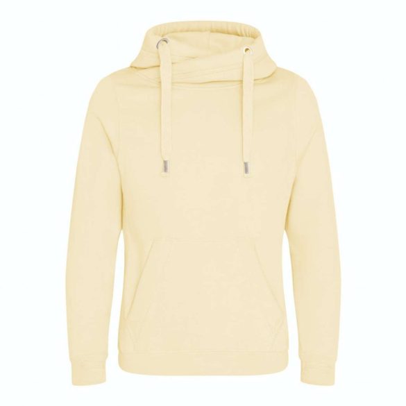 AWJH021-Hanorac-cu-gluga-unisex-CROSS-NECK-HOODIE-Vanilla-Milkshake