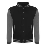 AWJH043 - Jacheta de barbat All We Do is VARSITY [Jet Black/Charcoal]