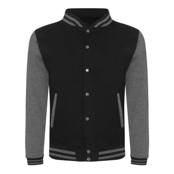 AWJH043 - Jacheta de barbat All We Do is VARSITY [Jet Black/Charcoal]