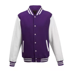   AWJH043 - Jacheta de barbat All We Do is VARSITY [Purple/Arctic White]