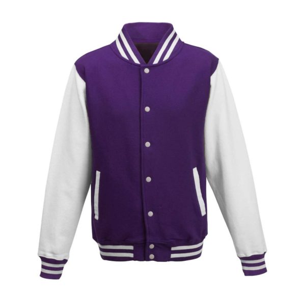 AWJH043 - Jacheta de barbat All We Do is VARSITY [Purple/Arctic White]
