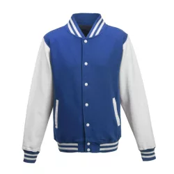   AWJH043 - Jacheta de barbat All We Do is VARSITY [Royal Blue/Arctic White]