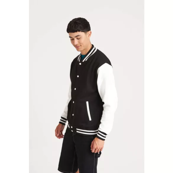 AWJH043 - Jacheta de barbat All We Do is VARSITY [Royal Blue/Arctic White]