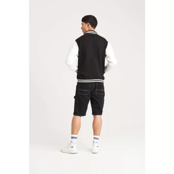 AWJH043 - Jacheta de barbat All We Do is VARSITY [Royal Blue/Arctic White]