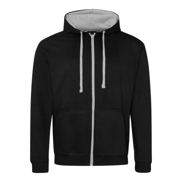 AWJH053 - Hanorac cu gluga - unisex - VARSITY ZOODIE [Heather Grey/French Navy]