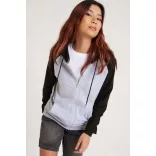 AWJH063 - Hanorac cu gluga - unisex - BASEBALL ZOODIE [Jet Black/Fire Red]