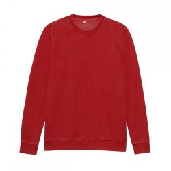 AWJH093-Bluza-sport-unisex-WASHED-SWEAT-Washed-Fire-Red