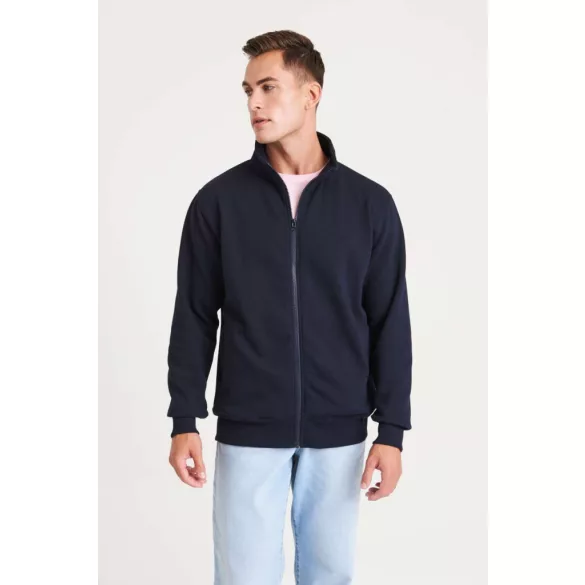 AWJH147 - Hanorac unisex cu fermoar CAMPUS [Heather Grey]