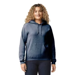   GI18500 - Hanorac cu gluga unisex Gildan HEAVY BLEND [Heather Sport Dark Navy]