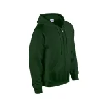 GI18600-Hanorac-cu-fermoar-de-barbat-Gildan-HEAVY-BLEND-Forest-Green