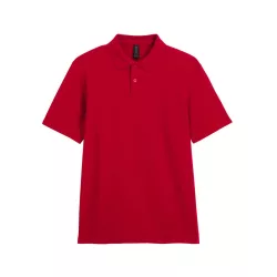   gi64800 - Tricou polo adult barbat Gildan Softstyle Pique  [Cherry Red]