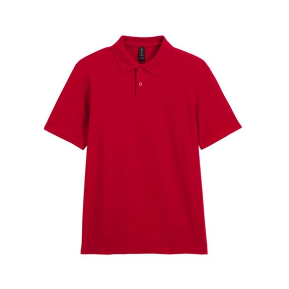gi64800 - Tricou polo adult barbat Gildan Softstyle Pique  [Cherry Red]