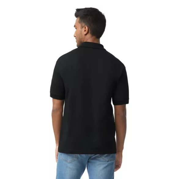 gi8800 - Tricou polo adult barbat Gildan Softstyle Pique  [Black]