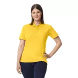 gil64800b3 - Tricou polo dama cu nasturi colorati Softstyle [Daisy]
