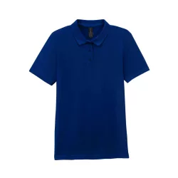   gil64800b3 - Tricou polo dama cu nasturi colorati Softstyle [Navy]