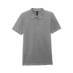   gil64800b3 - Tricou polo dama cu nasturi colorati Softstyle [RS Sport Grey]